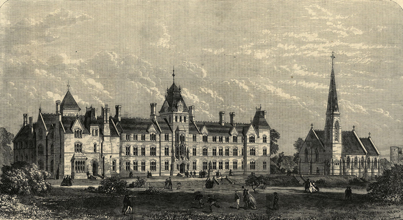 The Albert Memorial Middle-Class college, Framlingham, Suffolk. Education 1867